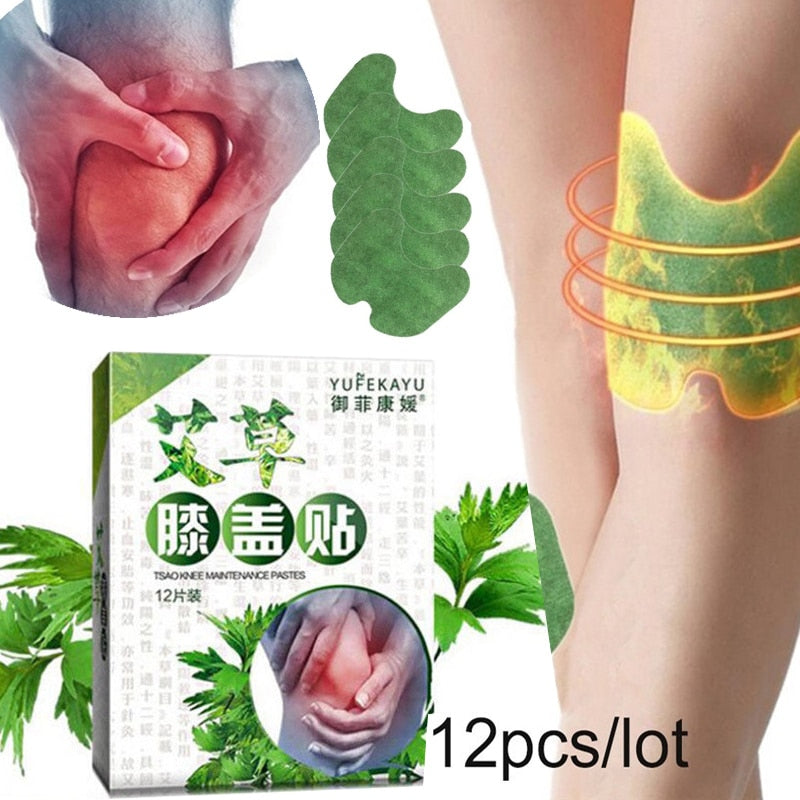 Knee joint pain relief wormwood patch knee joint rheumatoid arthritis wormwood patch