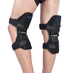 1 Pair Breathable Non-slip Knee Booster Joint Knee Support Brace Kneepad Sports Climbing Training Squat Patella Protector Power